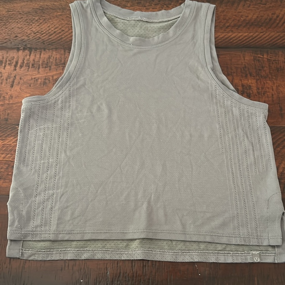 Lululemon Gray Workout Tank